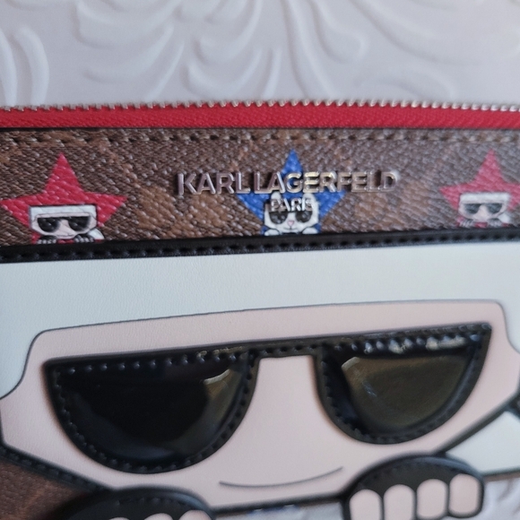 Karl Lagerfeld Maybelle Print  Contenintal Wallet - Picture 2 of 6